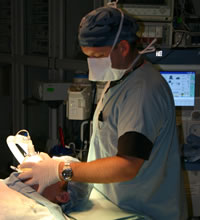 What do anesthesiologists do in the operating rooms?